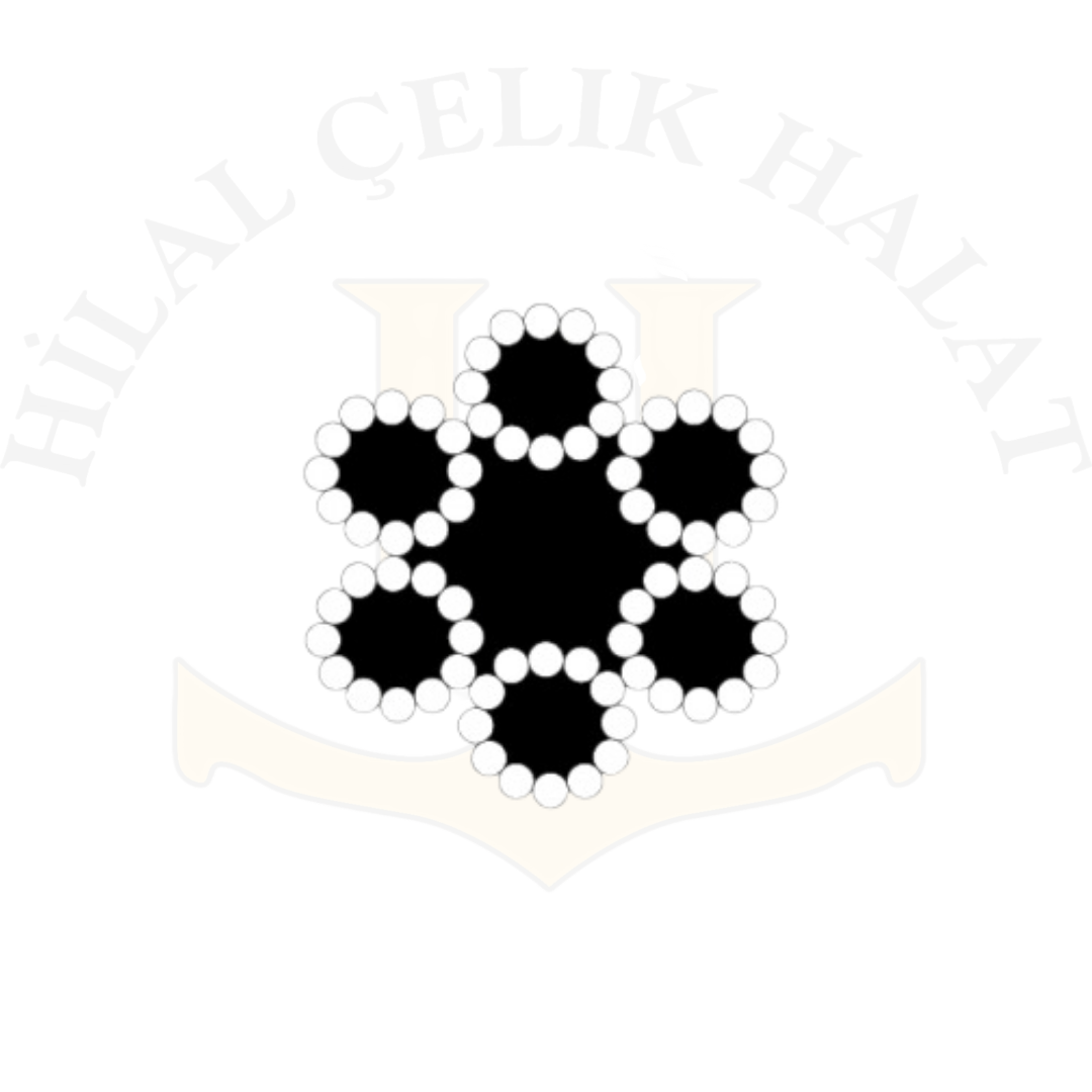 6x12+7 Kendir Öz Çelik Halat