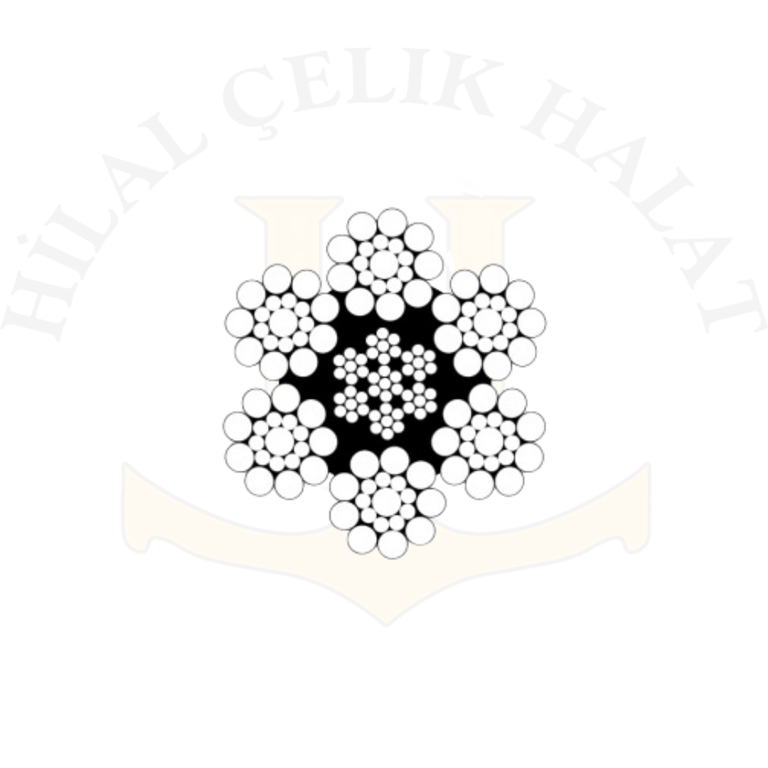 6x19 Çelik Özlü Çelik Halat